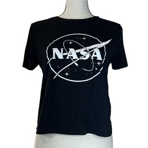 Divided NASA Short Sleeve Shirt Black